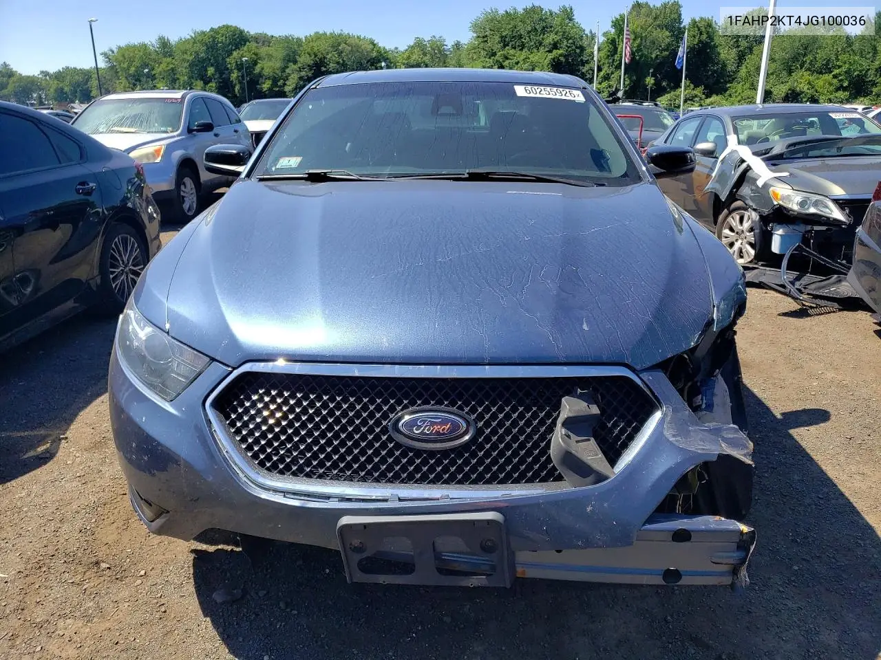2018 Ford Taurus Sho VIN: 1FAHP2KT4JG100036 Lot: 60255926