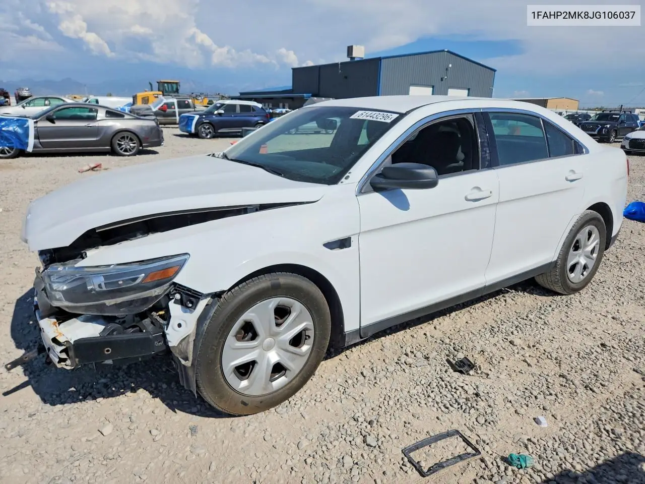 2018 Ford Taurus Police Interceptor VIN: 1FAHP2MK8JG106037 Lot: 61443296