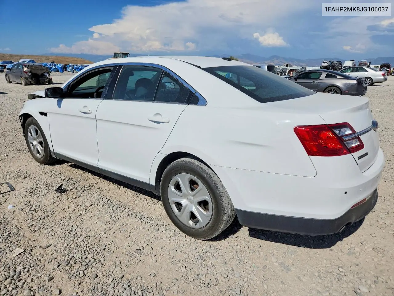 2018 Ford Taurus Police Interceptor VIN: 1FAHP2MK8JG106037 Lot: 61443296