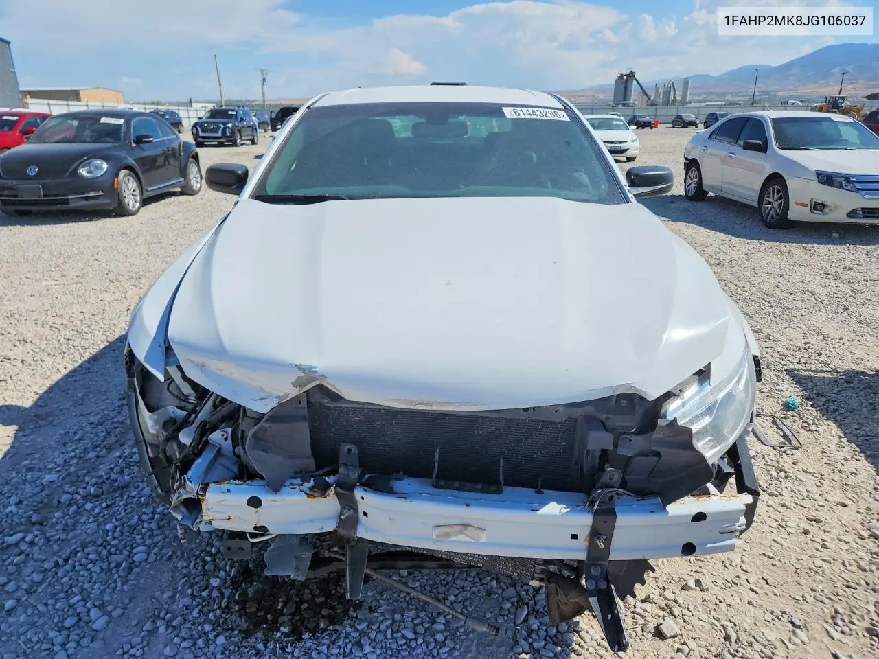 2018 Ford Taurus Police Interceptor VIN: 1FAHP2MK8JG106037 Lot: 61443296