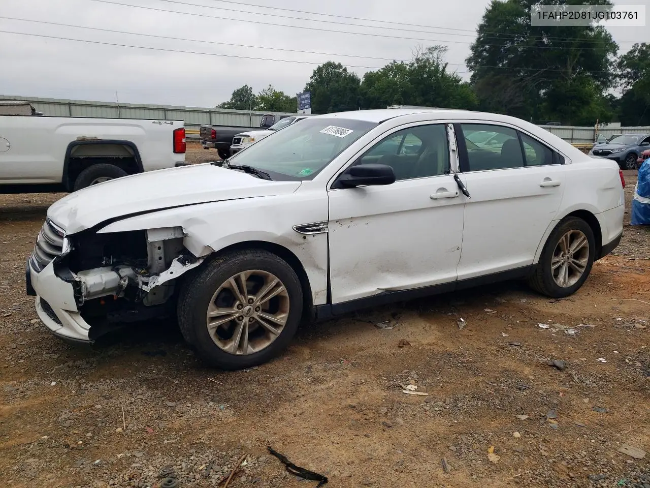 2018 Ford Taurus Se VIN: 1FAHP2D81JG103761 Lot: 61776096