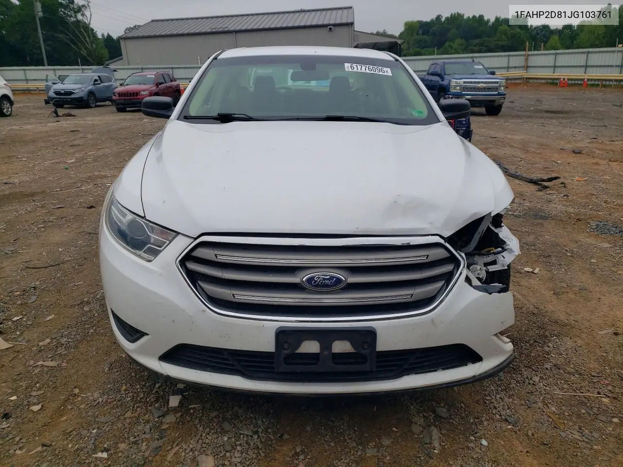 2018 Ford Taurus Se VIN: 1FAHP2D81JG103761 Lot: 61776096
