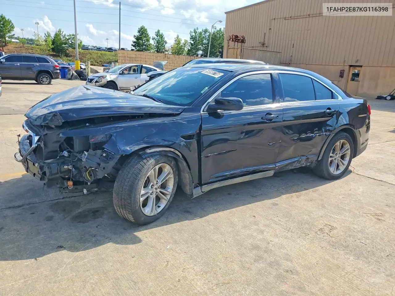 2019 Ford Taurus Sel VIN: 1FAHP2E87KG116398 Lot: 59898716