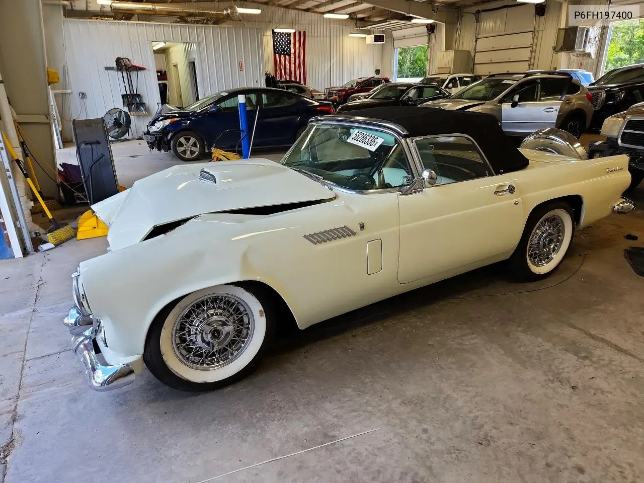 1956 Ford Thunderbird VIN: P6FH197400 Lot: 58286336