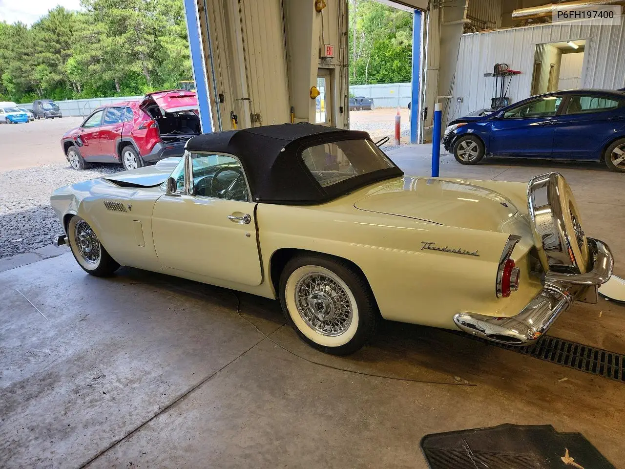1956 Ford Thunderbird VIN: P6FH197400 Lot: 58286336