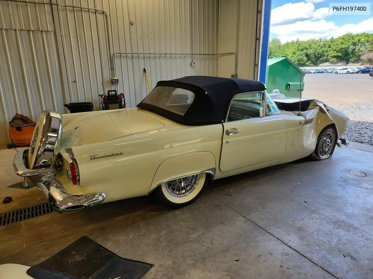 1956 Ford Thunderbird VIN: P6FH197400 Lot: 58286336
