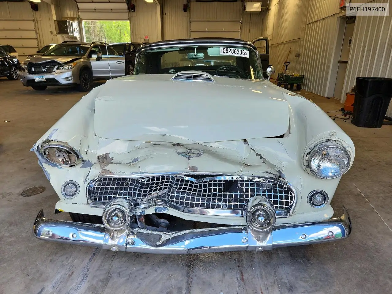 1956 Ford Thunderbird VIN: P6FH197400 Lot: 58286336