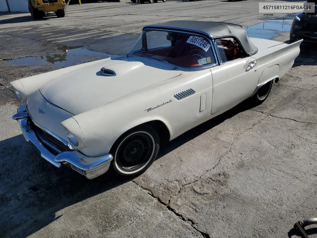 1957 Ford Thunde VIN: 45715811216FGA444 Lot: 93517245