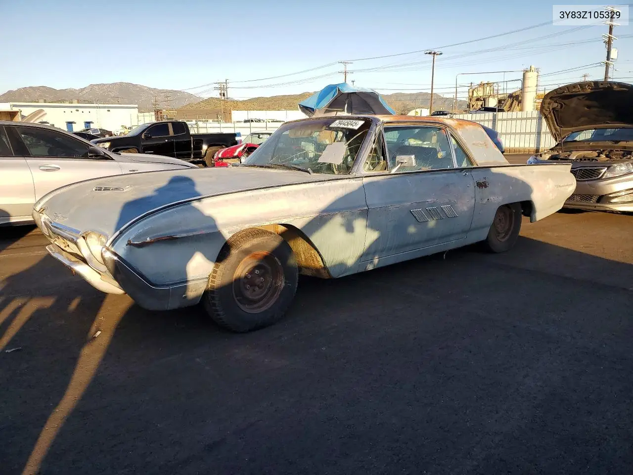 1963 Ford Thunderbird VIN: 3Y83Z105329 Lot: 79445045
