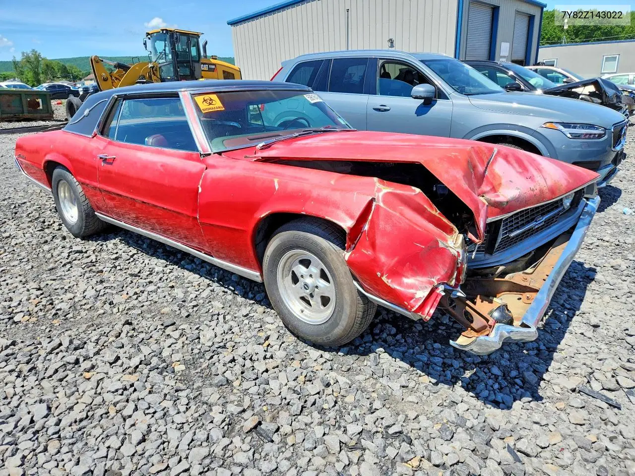 1967 Ford Thundrbird VIN: 7Y82Z143022 Lot: 59616406