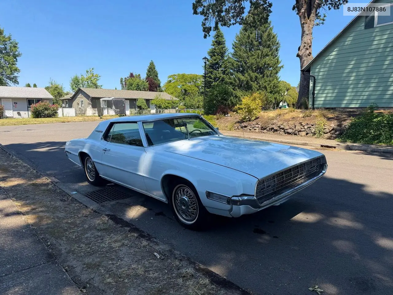 1968 Ford Thunderbird VIN: 8J83N107886 Lot: 59404646