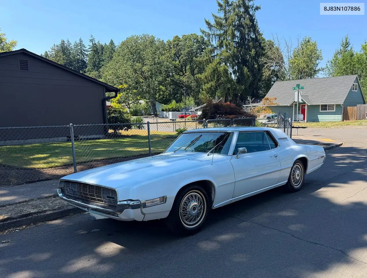 1968 Ford Thunderbird VIN: 8J83N107886 Lot: 59404646
