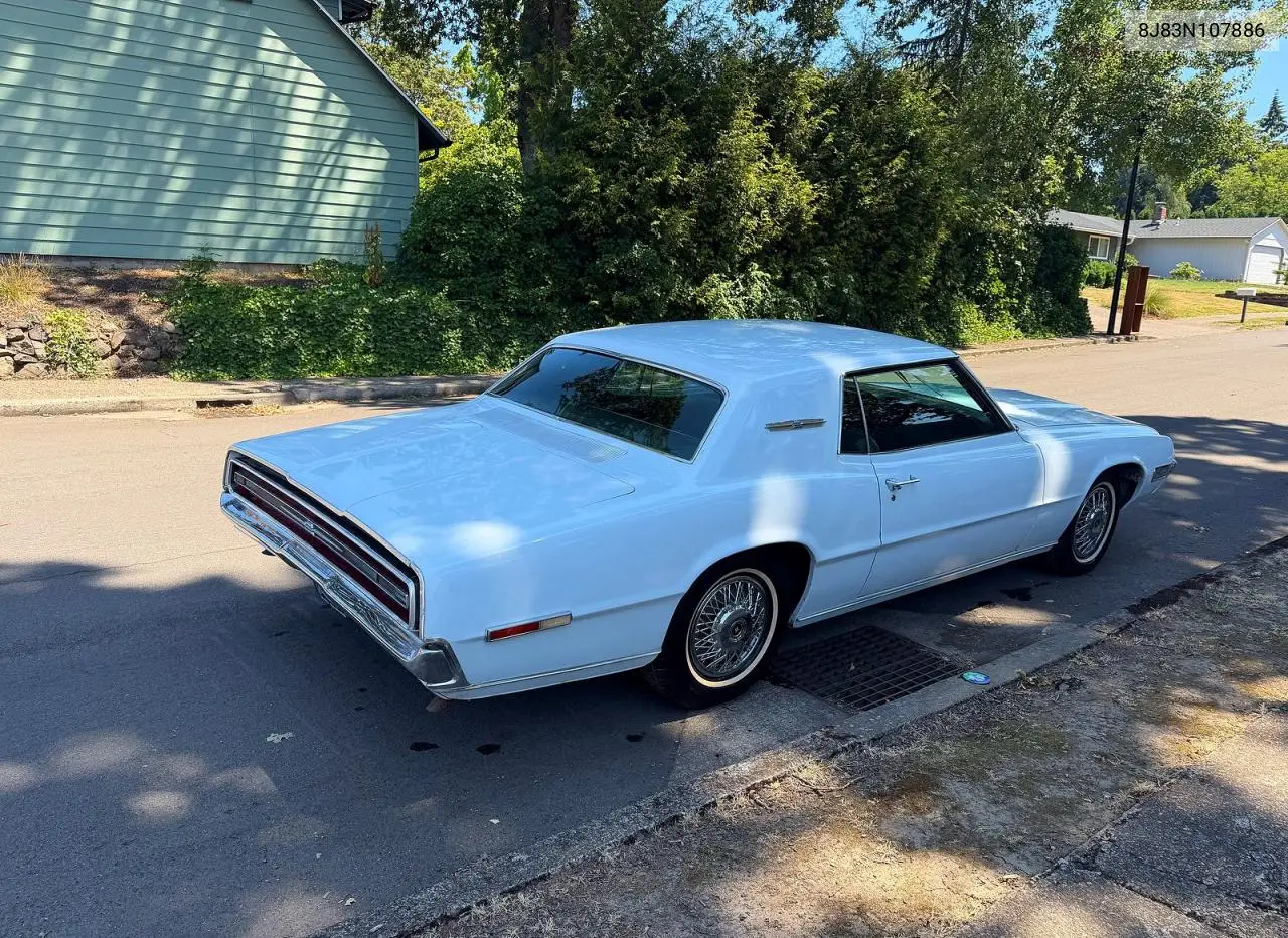 1968 Ford Thunderbird VIN: 8J83N107886 Lot: 59404646