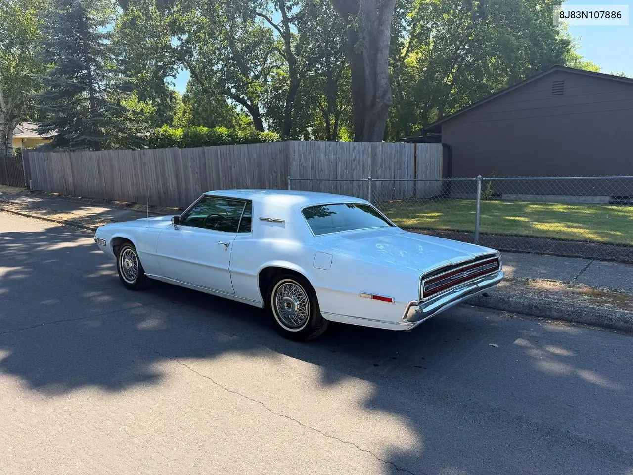 1968 Ford Thunderbird VIN: 8J83N107886 Lot: 59404646