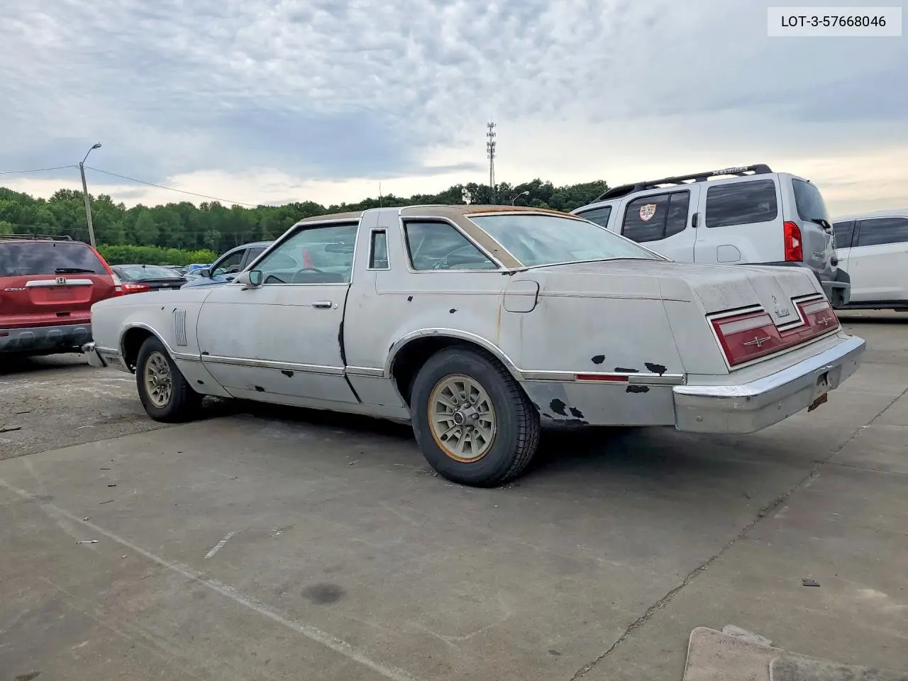 1977 Ford Thunderbird VIN: 7G87F252558 Lot: 57668046