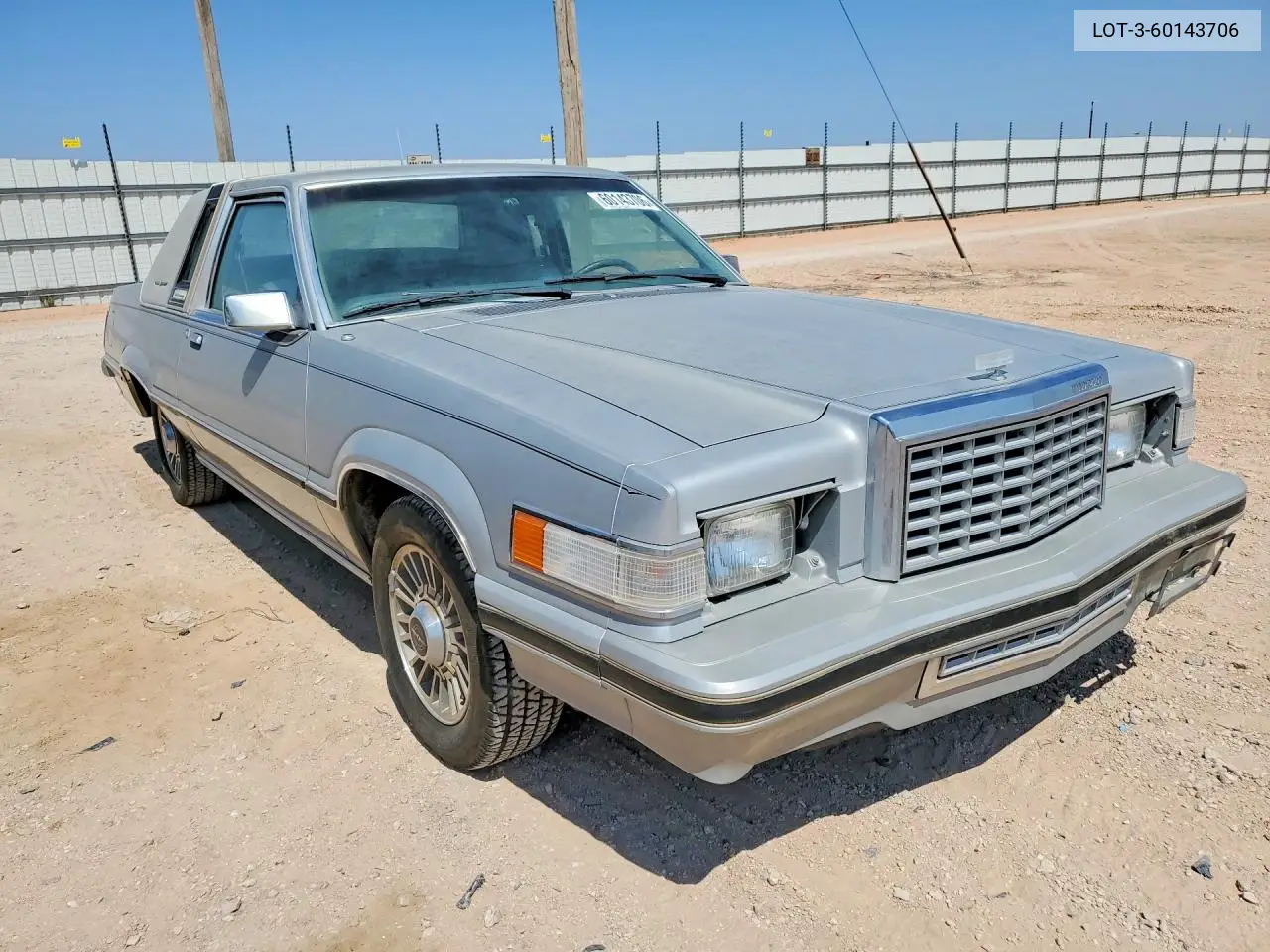 1980 Ford Thunderbird VIN: LOT-3-60143706 Lot: 60143706