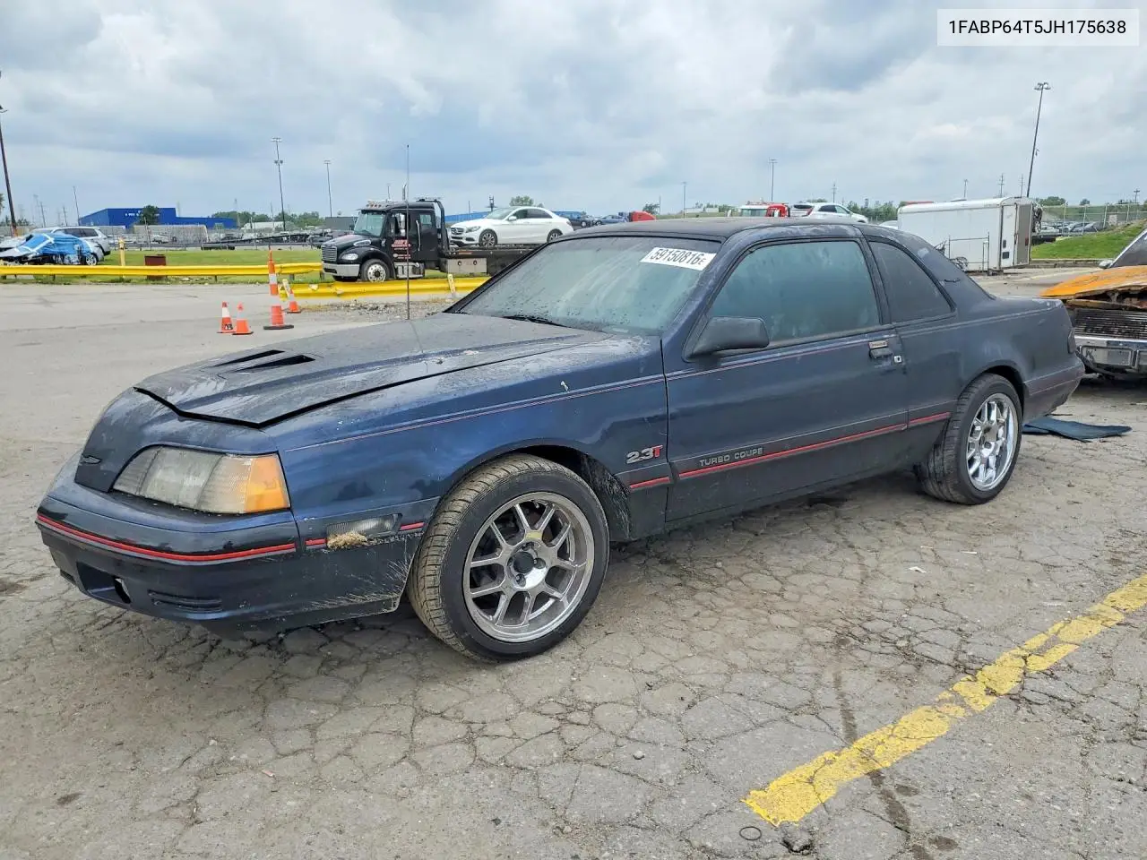 1988 Ford Thunderbird VIN: 1FABP64T5JH175638 Lot: 59150816