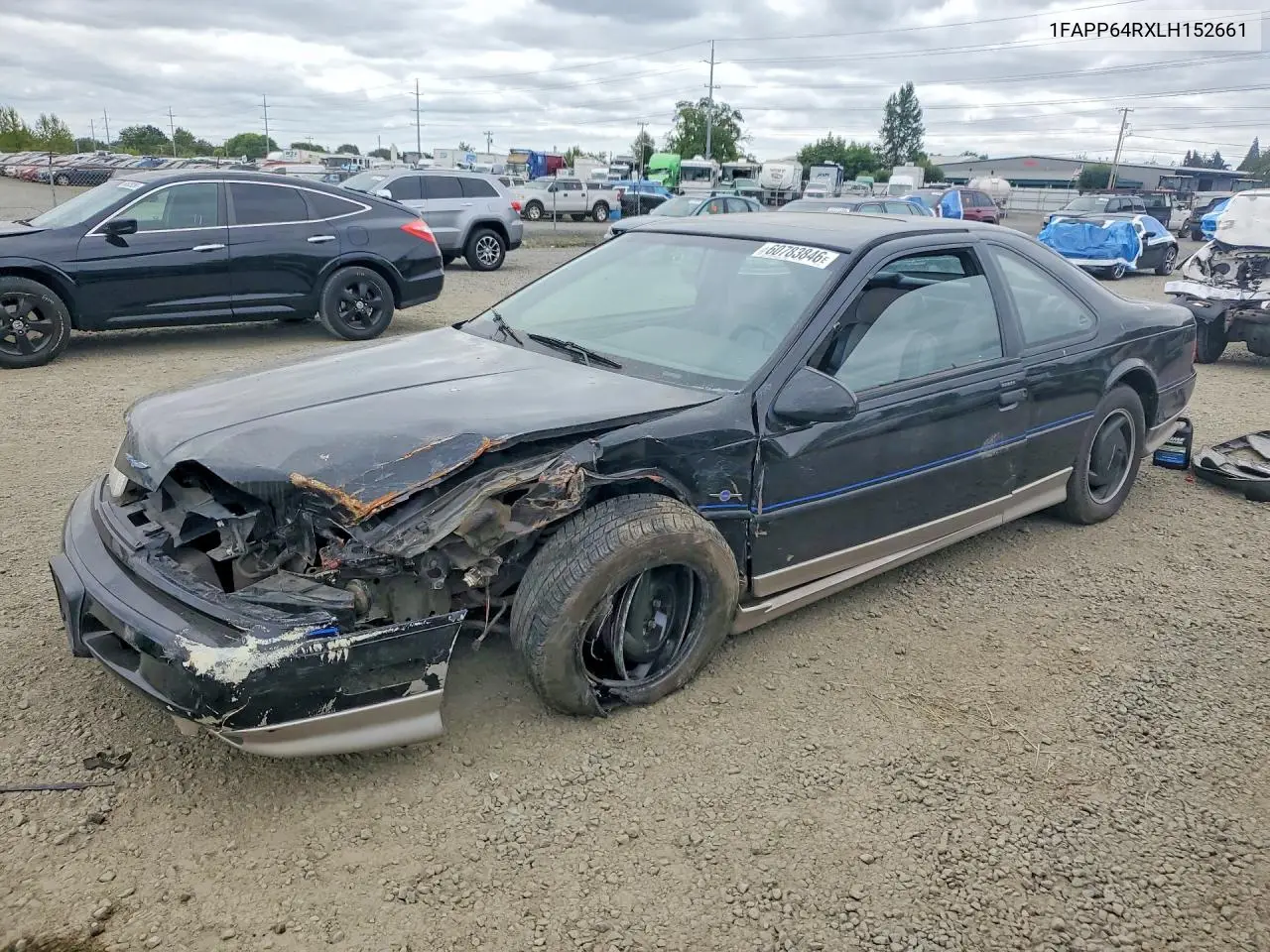 1990 Ford Thunderbird Super Coupe VIN: 1FAPP64RXLH152661 Lot: 60783846
