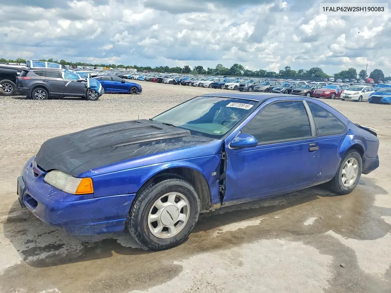 1995 Ford Thunderbird Lx VIN: 1FALP62W2SH190083 Lot: 60720916