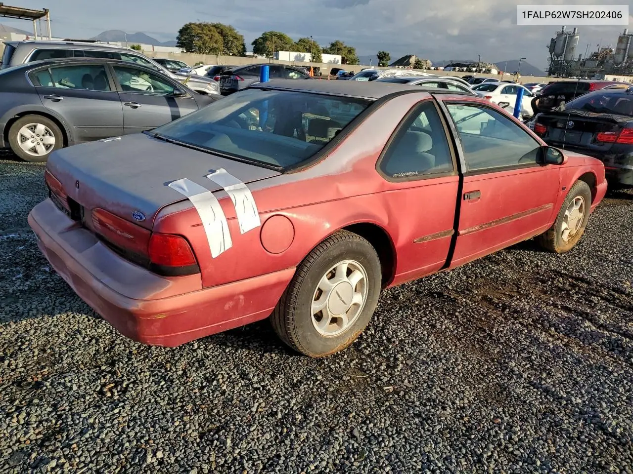 1995 Ford Thunderbird Lx VIN: 1FALP62W7SH202406 Lot: 94179325