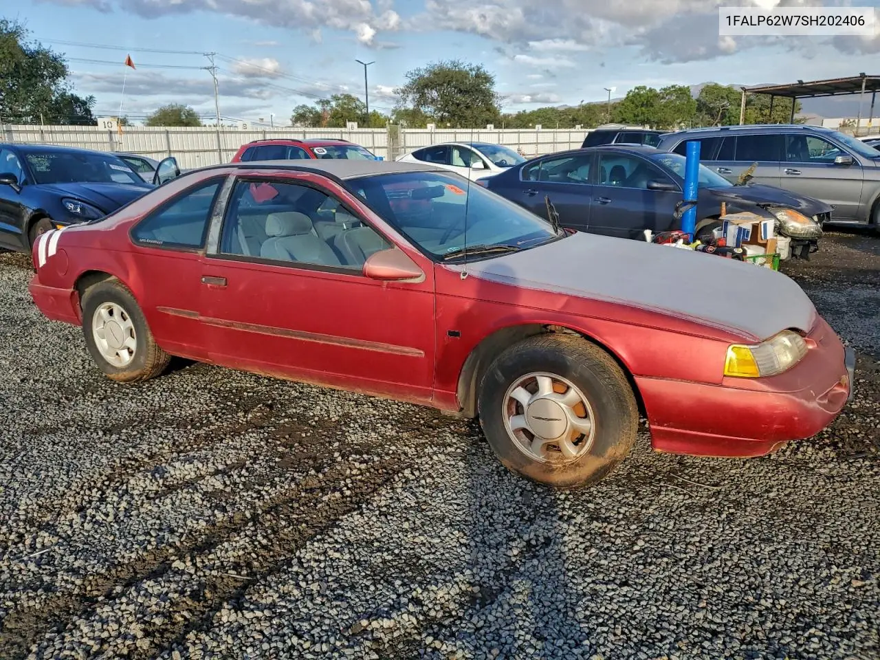 1995 Ford Thunderbird Lx VIN: 1FALP62W7SH202406 Lot: 94179325