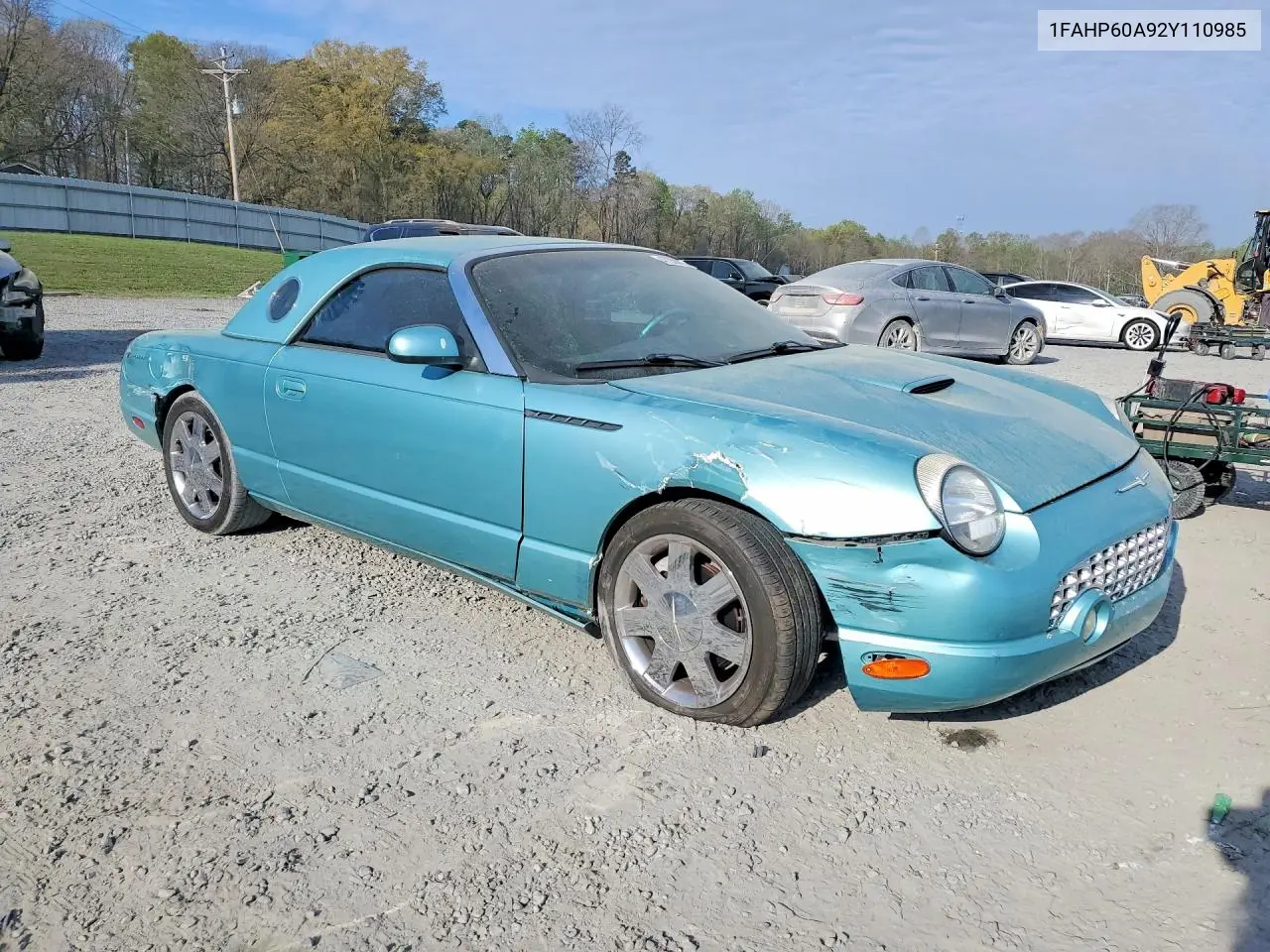 2002 Ford Thunderbird VIN: 1FAHP60A92Y110985 Lot: 47356926