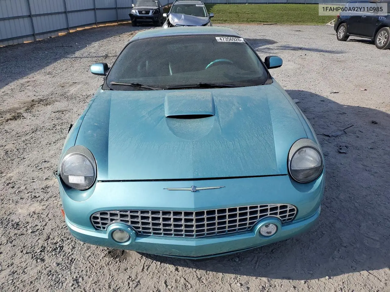 2002 Ford Thunderbird VIN: 1FAHP60A92Y110985 Lot: 47356926