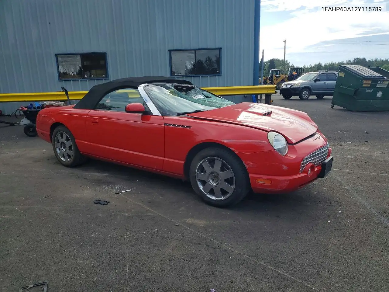 2002 Ford Thunderbird VIN: 1FAHP60A12Y115789 Lot: 55753706