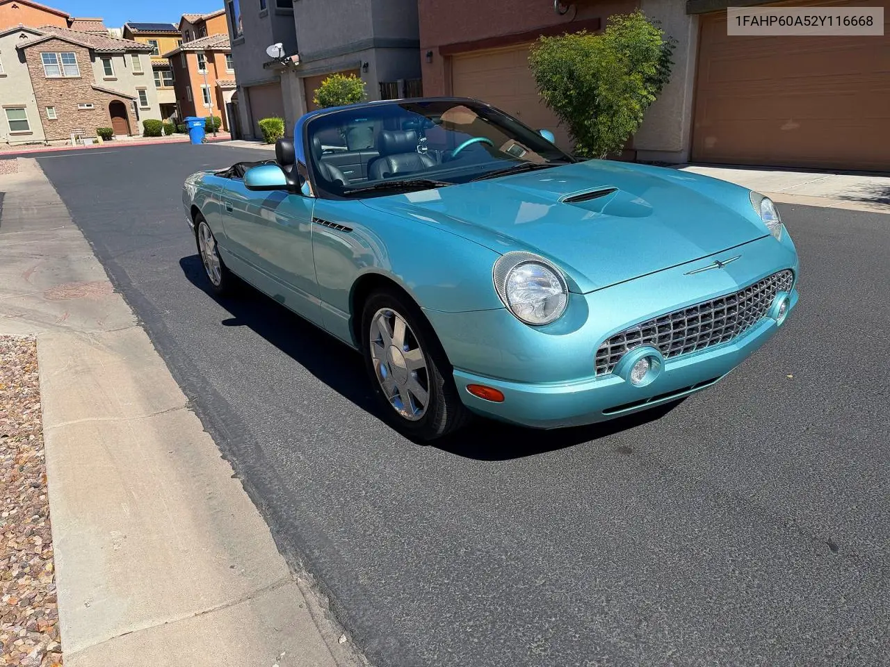 2002 Ford Thunderbird VIN: 1FAHP60A52Y116668 Lot: 55844366