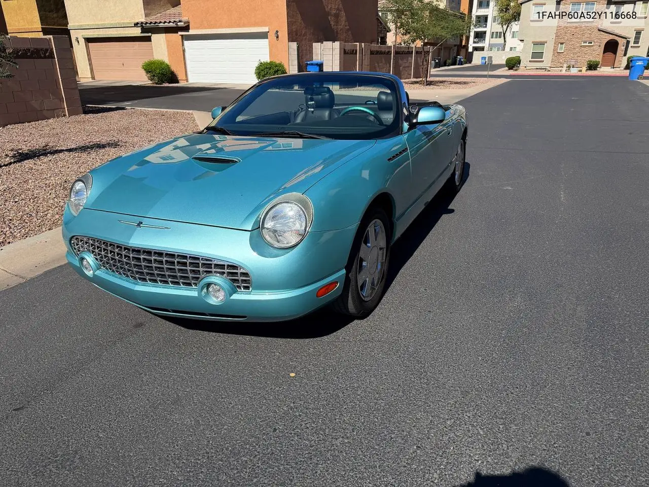 2002 Ford Thunderbird VIN: 1FAHP60A52Y116668 Lot: 55844366