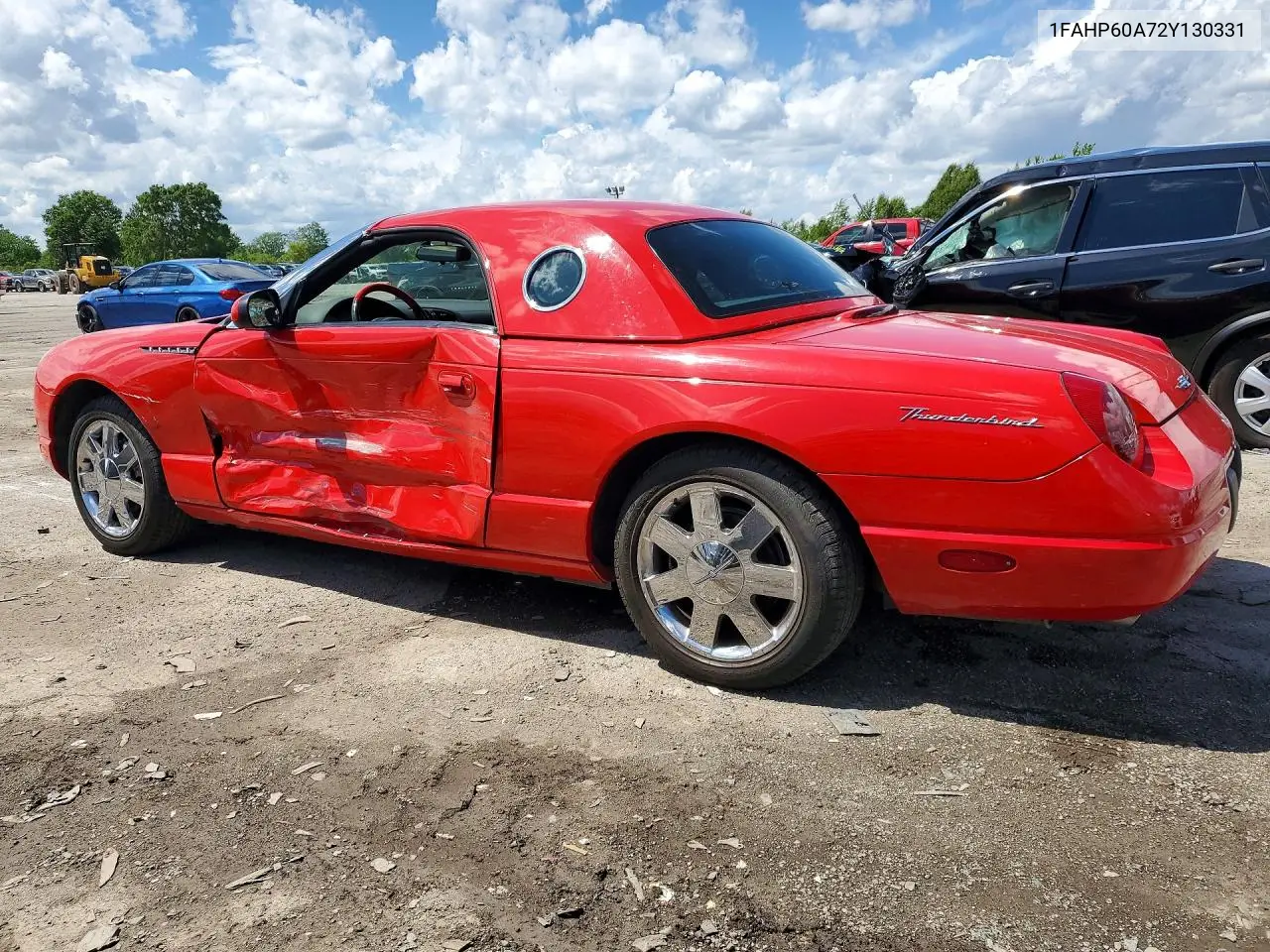 2002 Ford Thunderbird VIN: 1FAHP60A72Y130331 Lot: 57214516