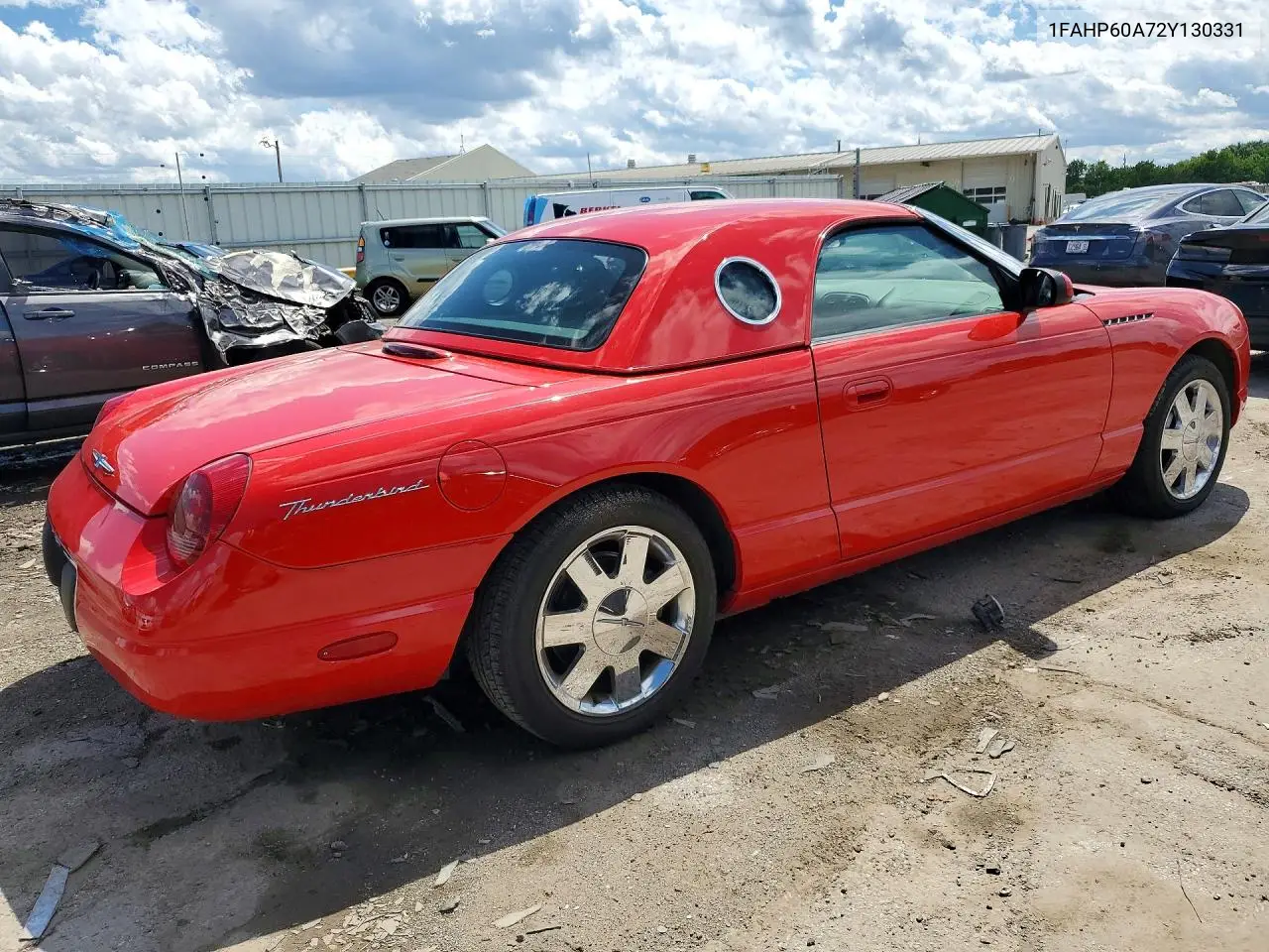 2002 Ford Thunderbird VIN: 1FAHP60A72Y130331 Lot: 57214516