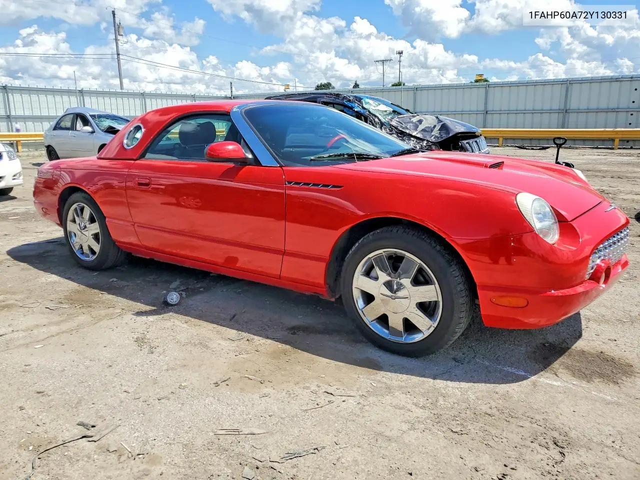 2002 Ford Thunderbird VIN: 1FAHP60A72Y130331 Lot: 57214516