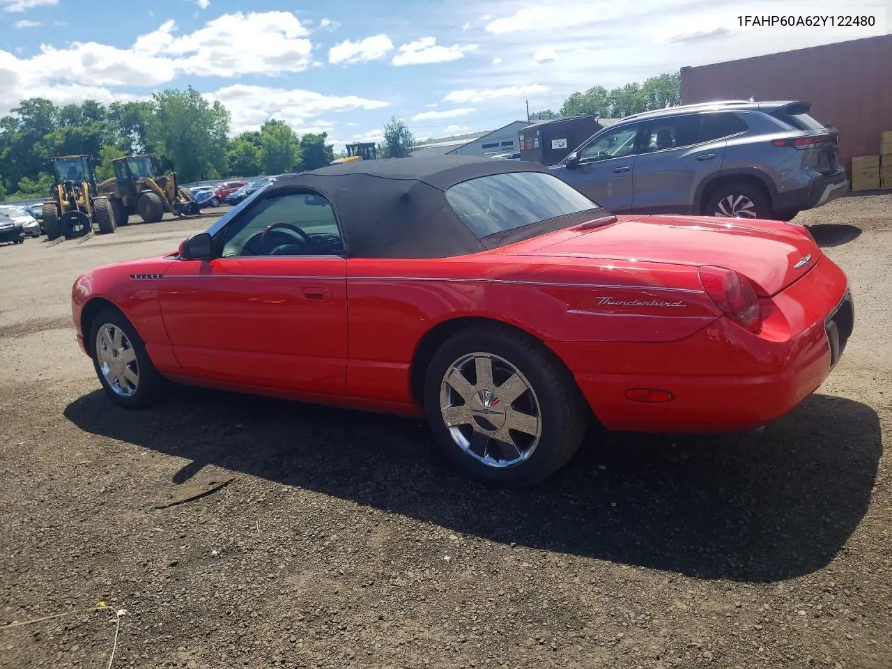 2002 Ford Thunderbird VIN: 1FAHP60A62Y122480 Lot: 57238976