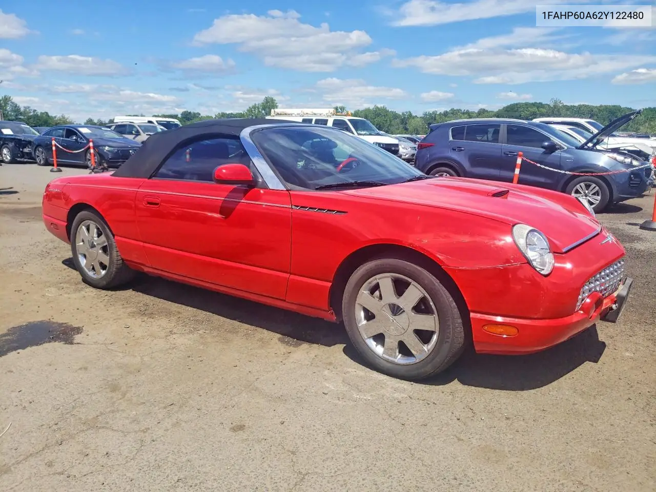 2002 Ford Thunderbird VIN: 1FAHP60A62Y122480 Lot: 57238976