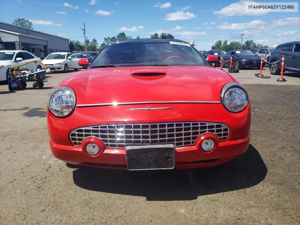 2002 Ford Thunderbird VIN: 1FAHP60A62Y122480 Lot: 57238976