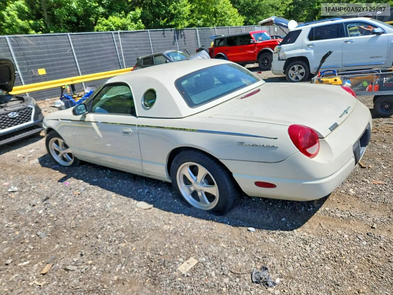 2002 Ford Thunderbird VIN: 1FAHP60A52Y129887 Lot: 57442566