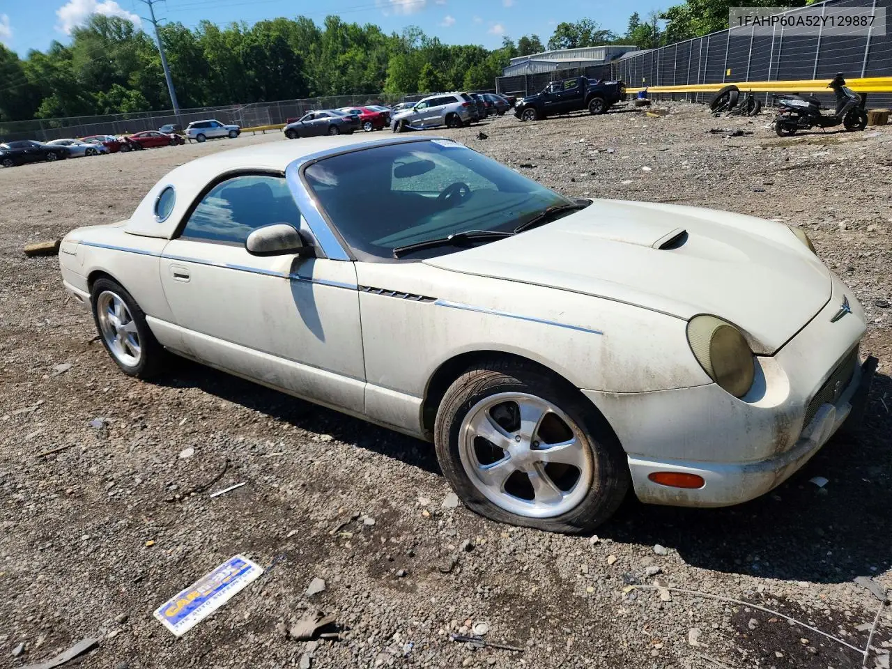 2002 Ford Thunderbird VIN: 1FAHP60A52Y129887 Lot: 57442566