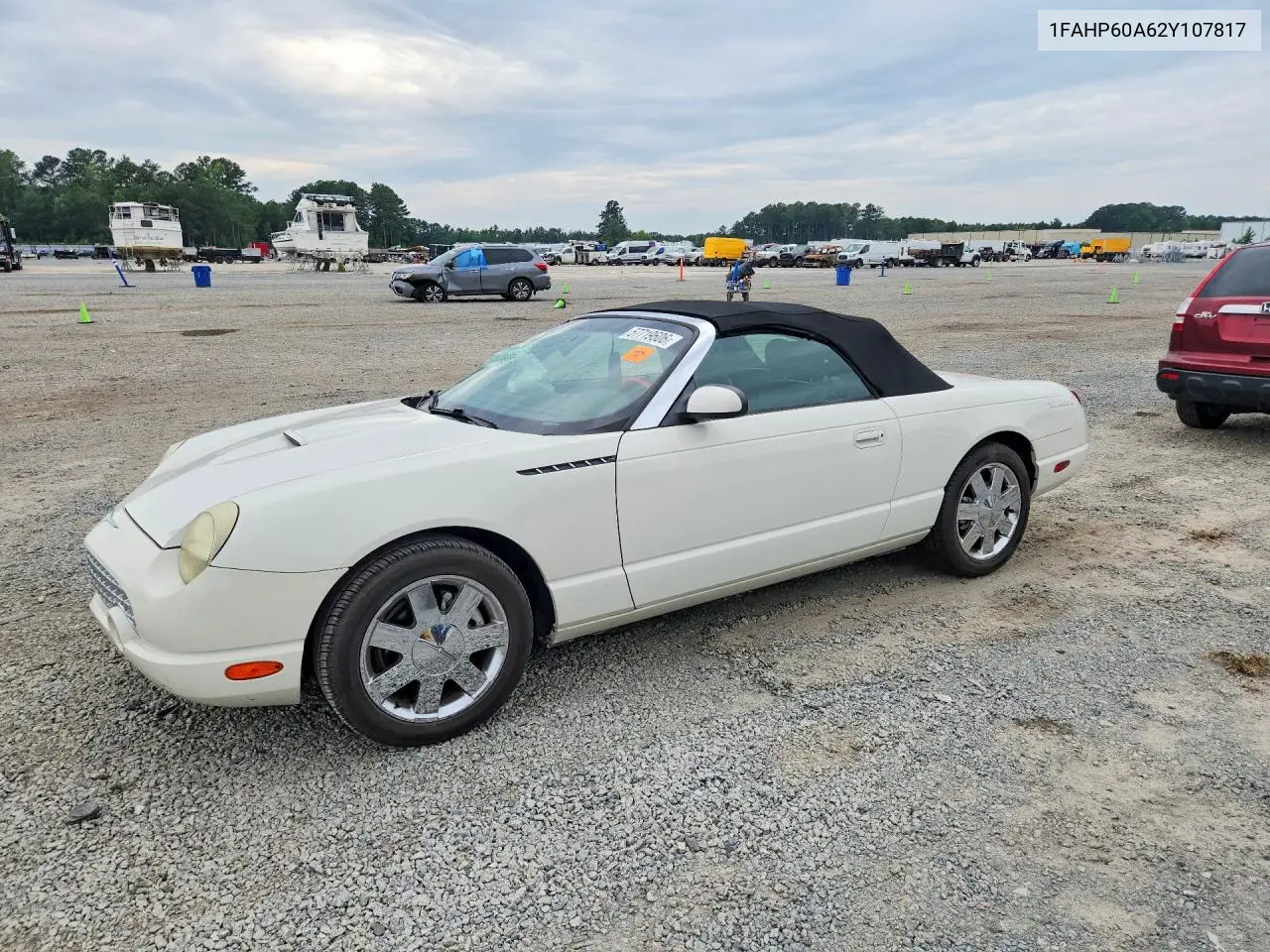 2002 Ford Thunderbird VIN: 1FAHP60A62Y107817 Lot: 57719606