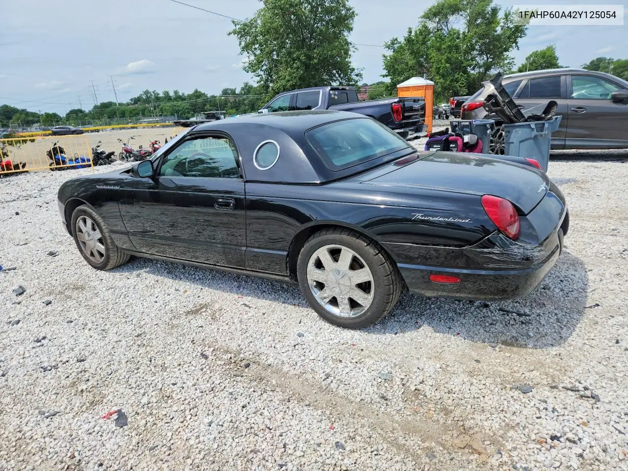 2002 Ford Thunderbird VIN: 1FAHP60A42Y125054 Lot: 59031916
