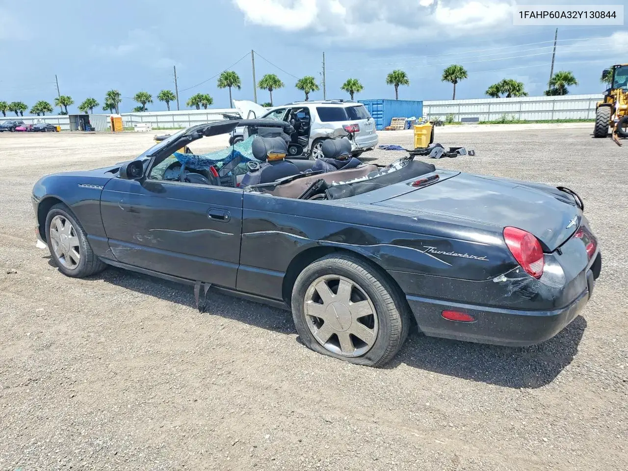 2002 Ford Thunderbird VIN: 1FAHP60A32Y130844 Lot: 60155316