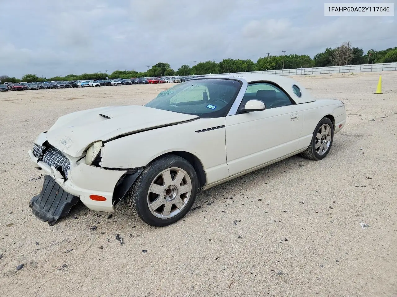 2002 Ford Thunderbird VIN: 1FAHP60A02Y117646 Lot: 61002296