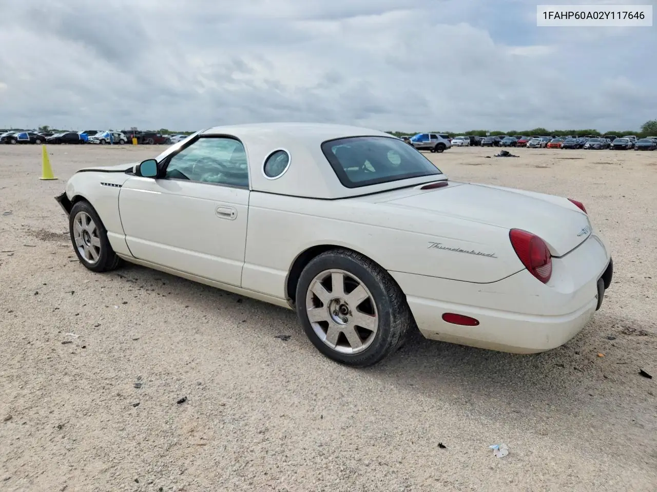 2002 Ford Thunderbird VIN: 1FAHP60A02Y117646 Lot: 61002296