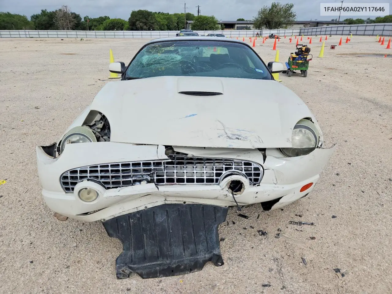 2002 Ford Thunderbird VIN: 1FAHP60A02Y117646 Lot: 61002296
