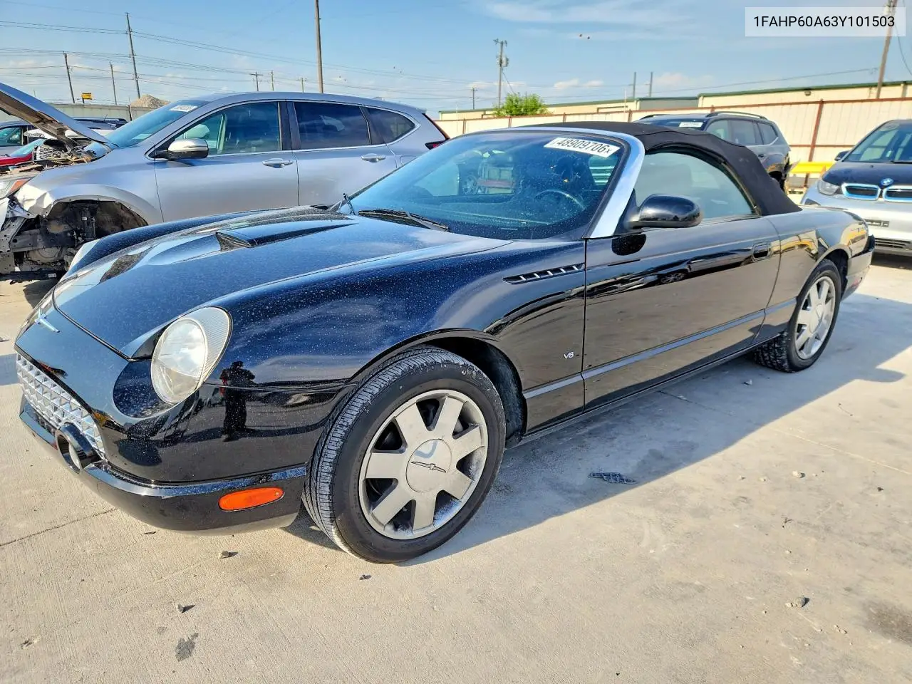 2003 Ford Thunderbird VIN: 1FAHP60A63Y101503 Lot: 48909706