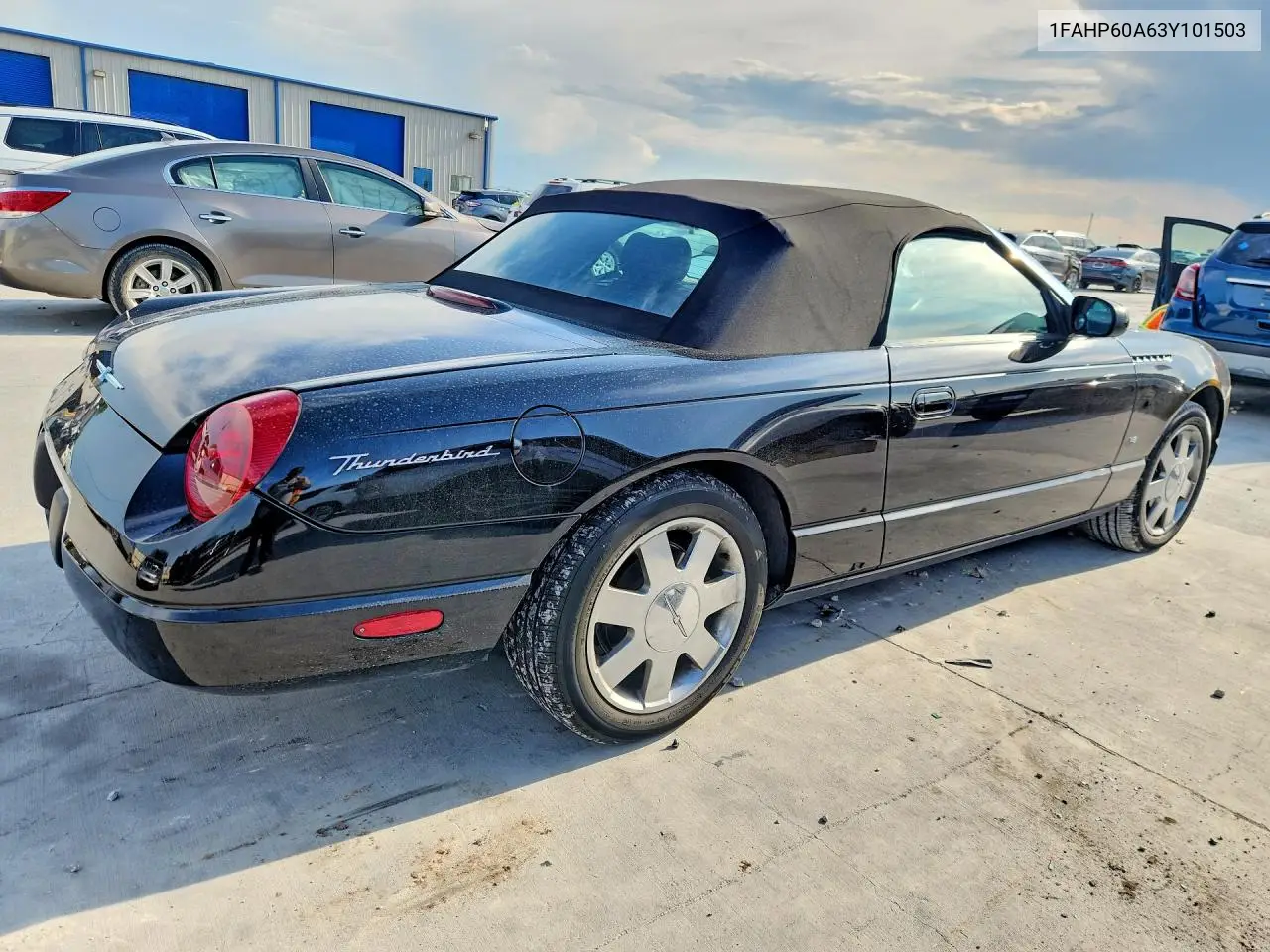 2003 Ford Thunderbird VIN: 1FAHP60A63Y101503 Lot: 48909706
