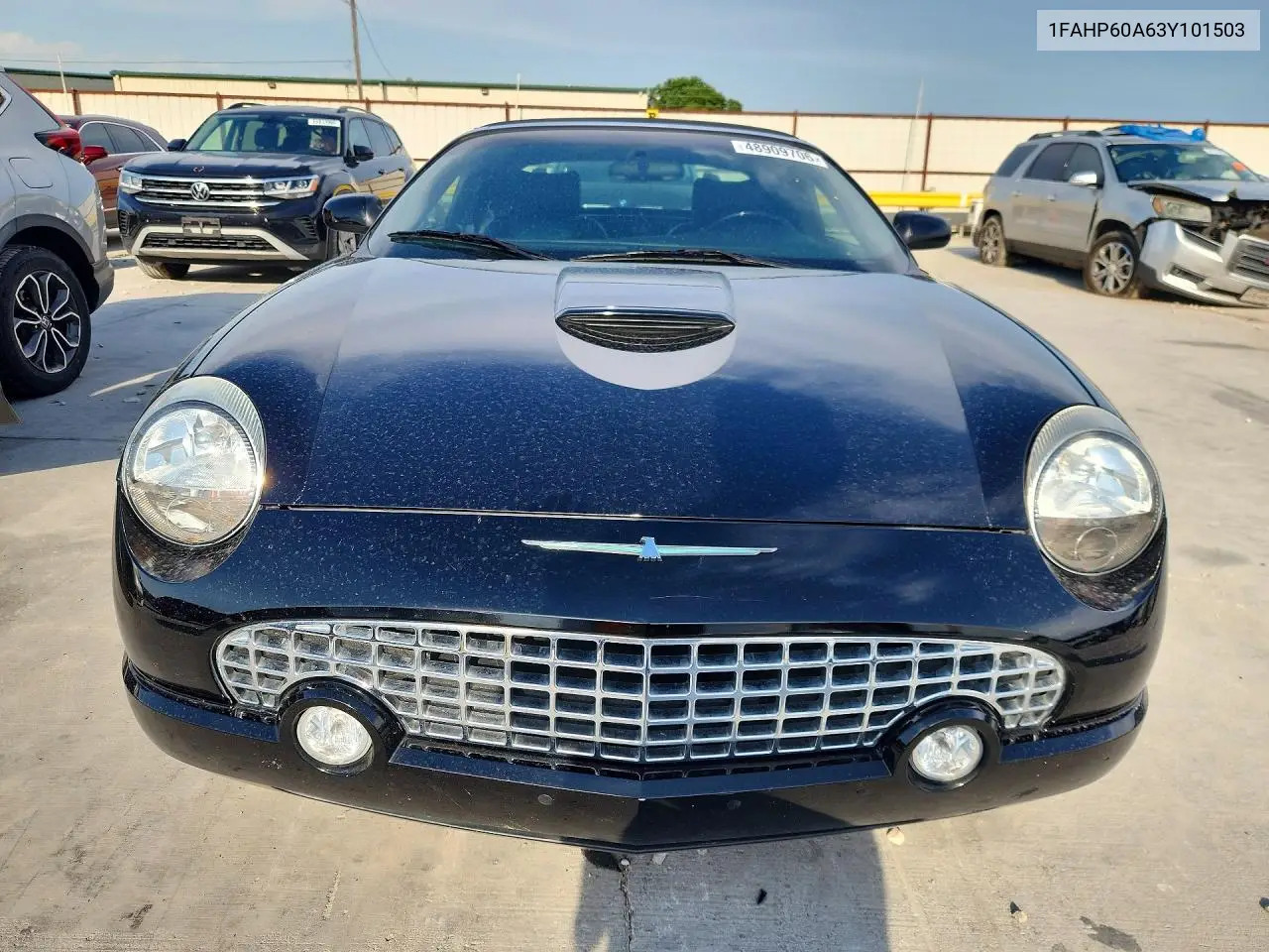 2003 Ford Thunderbird VIN: 1FAHP60A63Y101503 Lot: 48909706