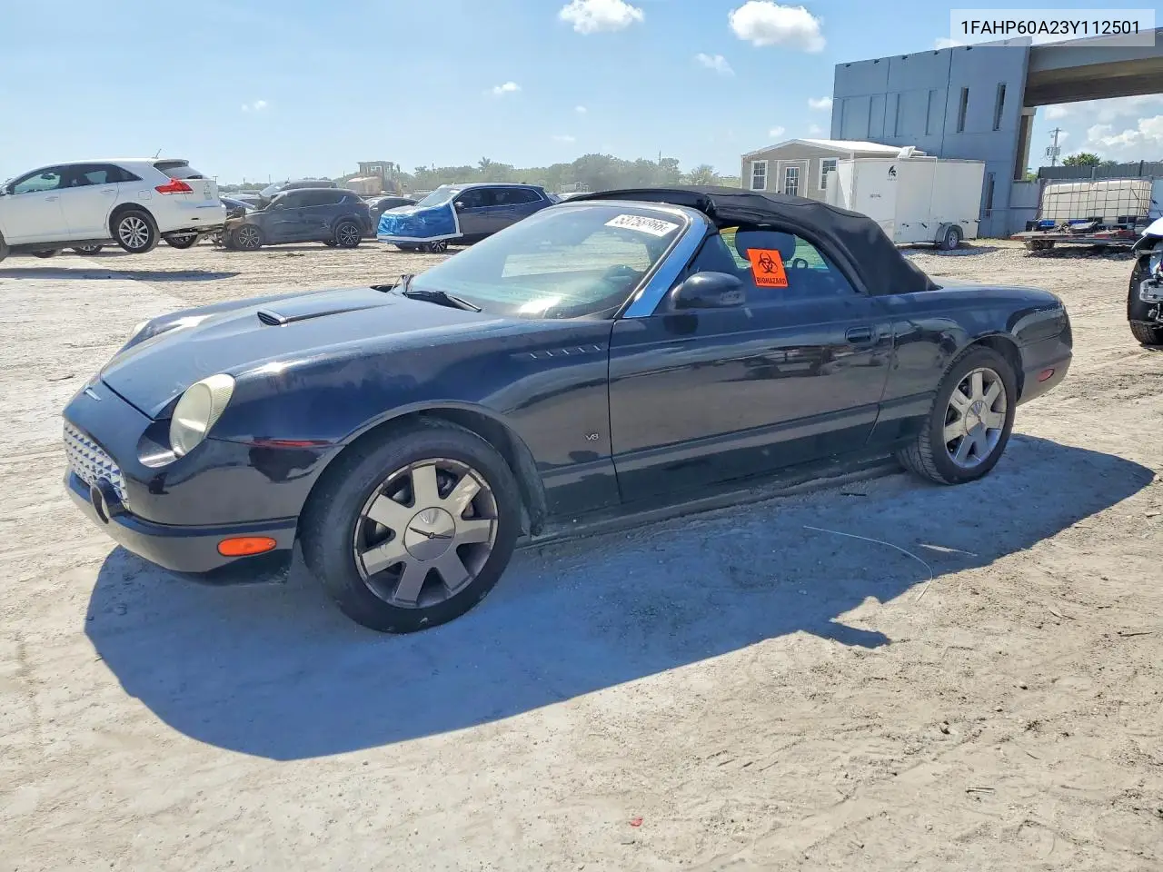 2003 Ford Thunderbird VIN: 1FAHP60A23Y112501 Lot: 53758866