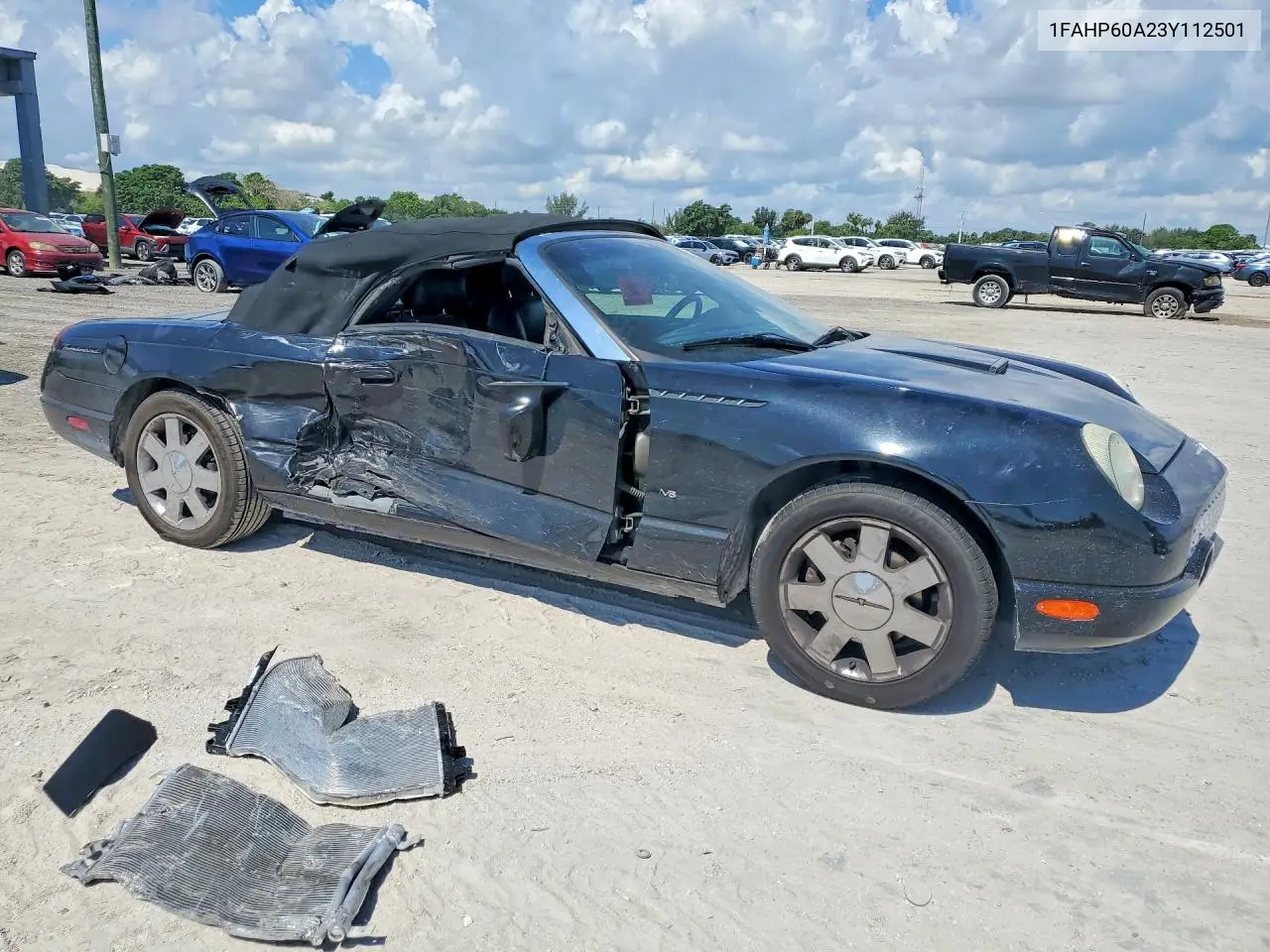 2003 Ford Thunderbird VIN: 1FAHP60A23Y112501 Lot: 53758866