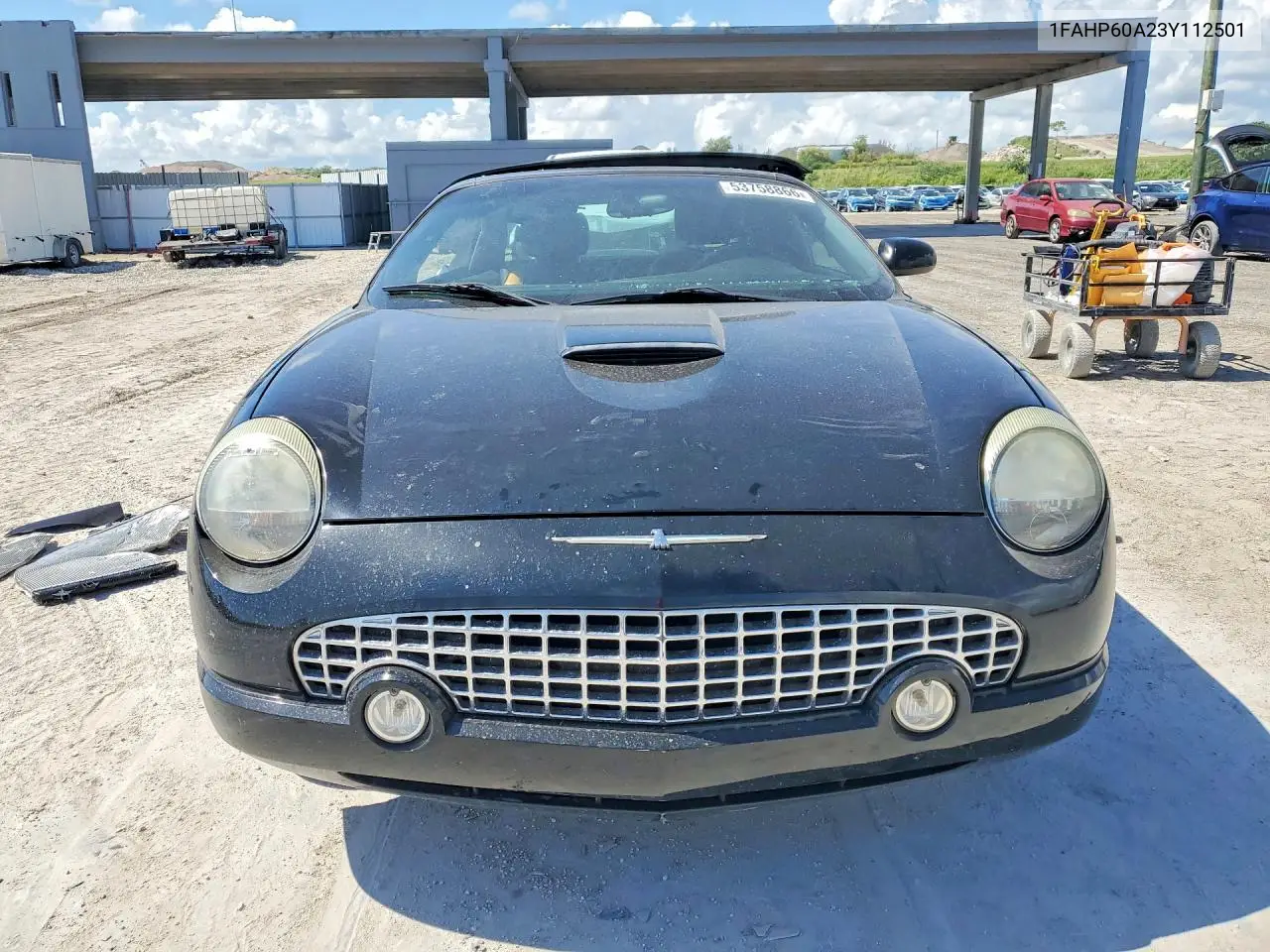 2003 Ford Thunderbird VIN: 1FAHP60A23Y112501 Lot: 53758866
